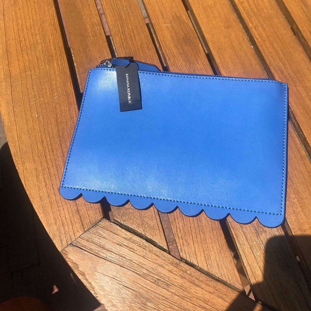 NWT banana republic petal clutch